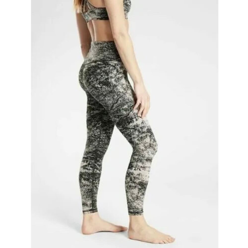 Athleta Women's Elation Glades‎ 7/8 Tight Black Flagstone Gray Size XS